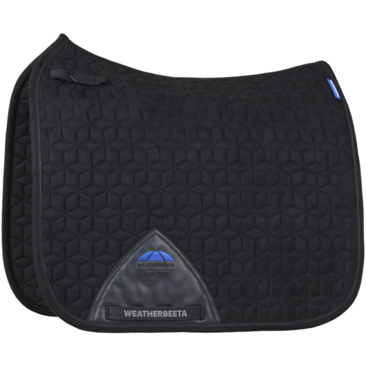 2026 WeatherBeeta Suede Elite Air - Tec Dressage Saddle Pad 1030346 - Black